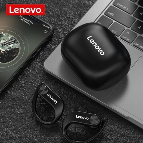 Lenovo LivePods LP7 TWS Wireless Bluetooth-compatible Earphone Anti Slip Headset Dual Stereo Bass Waterproof Sport For Phone