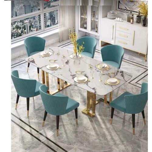 U-BEST Modern dining table dining room furniture designs ,italian luxury hotel restaurant marble dining table