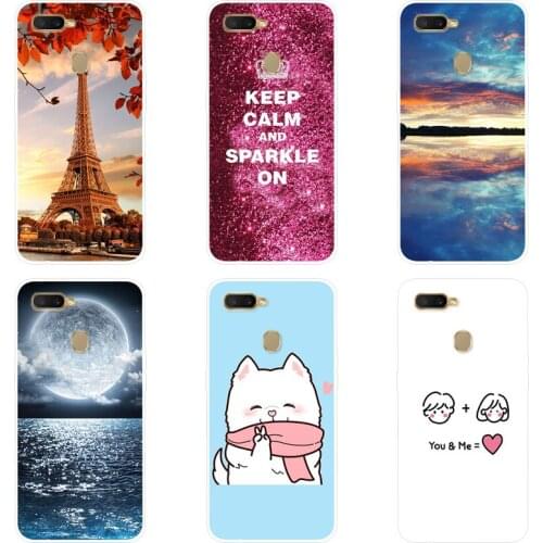 OPPO A5S Case Silicone TPU Protective Cover OPPO AX5S Case Soft Phone Case For OPPO A5S A 5S CPH1909 OPPO A7 A 7 Case