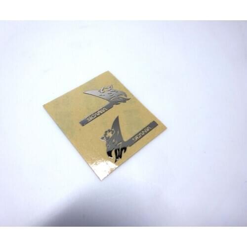 2Pcs Silver Rc Truck Door Handle Decoration Decals Stickers For 1/14 Rc Tamiya Scania Truck R470 R620 730 56323 Tractor