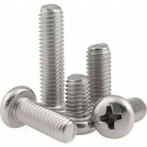 20pcs M2M2.5M3 316 stainless steel cross round head screw/cross pan head screw