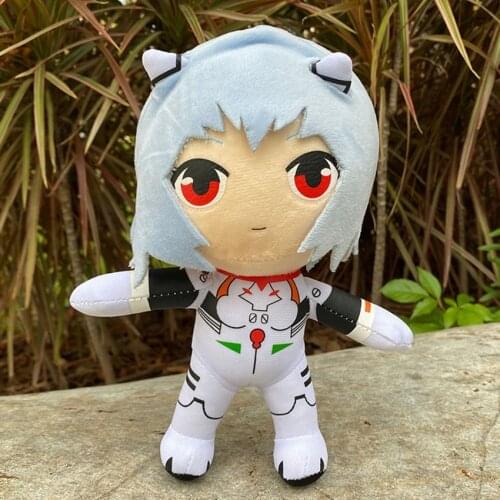 25CM Rei Plush Toys Doll Kawaii Rei Plush Anime Stuffed Plush Toys Christmas Birthday Gift For Kids