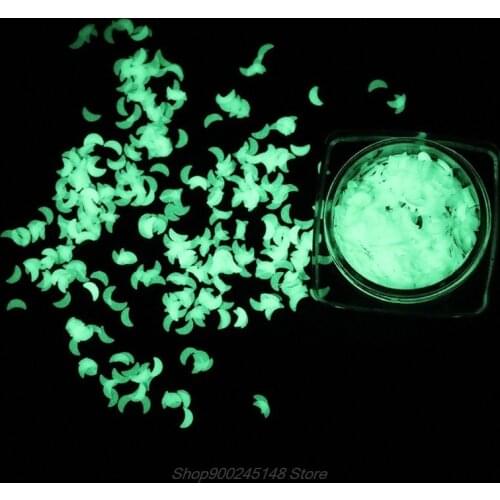 6Styles 1 Box Luminous Sequins Glow In the Dark Glitters Resin Jewelry Findings Nail Art Craft random delivery Jy14 20 Dropship