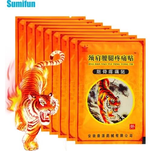 64pcs Hot Chinese Tiger Balm Plaster Herbal Pain Relief Patches Back Arthritis Plaster Ointment Joint Aches Medical Sticker