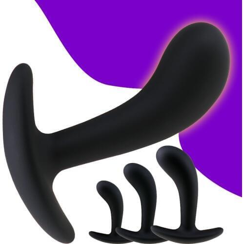 S/M/L Newest Anal Plug Soft Silicone Butt Plug Backyard Sex Toys for Men Women Pleasure Massage Tool for Beginners Erotic Toys