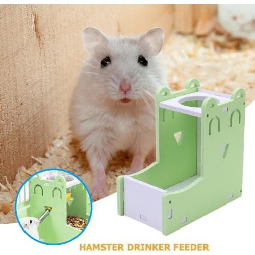 Hamster Automatic Water Fountain Drinker Food Feeder For Hamster Cute Mini Water Feeder Food Bowl Pet Supplies
