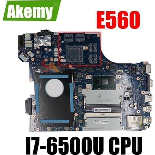 BE560 NM-A561 Motherboard For Lenovo Thinkpad E560 E560C Notebook Motherboard CPU I7 6500U DDR3 100% Test Work