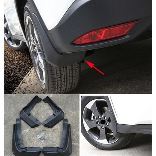 ACCESSORIES 4PCS FIT FOR HONDA HR-V VEZEL 2014 2015 2016 MUDFLAPS MUD FLAP SPLASH GUARD MUDGUARDS FENDER KIT