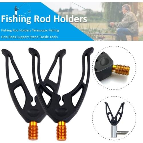 Fishing Rod Holders Telescopic Fishing Pod Grip Rods Support Stand Head Carp Tackle Tool Fishing Accessories