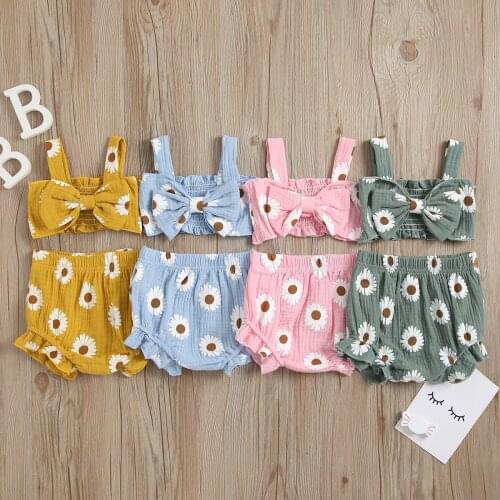 Infants and young children bubble double knit with chrysanthemum cable harness + shorts girls virgin suit