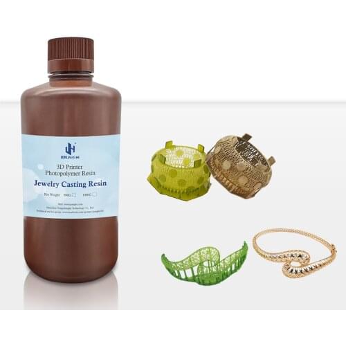 Jamghe jewelry easy castable 405nm photosensitive anycubic uv resin for elegoo mars 3d resin printer 500G