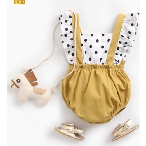 Baby girl clothes summer 100% cotton newborn briefs jumpsuit baby bodysuit kids summer clothes bodysuit for newborns