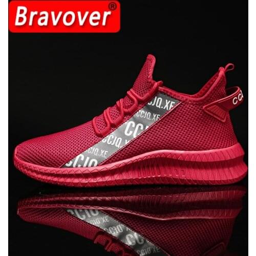 Men Running Shoes Lightweight Breathable Casual Sneakers Non-Slip Outdoor Men Sneakers Mesh Big Size Zapatillas De Deporte