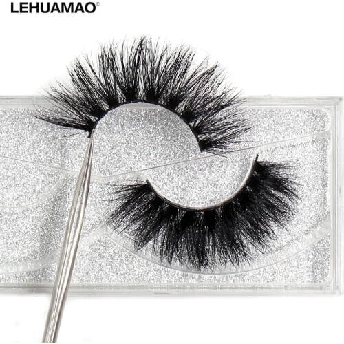 LEHUAMAO false eye lashes Natural 100% handmade thick False Eyelashes Extension sexy Soft eye lashes Mink False Eyelashes D22