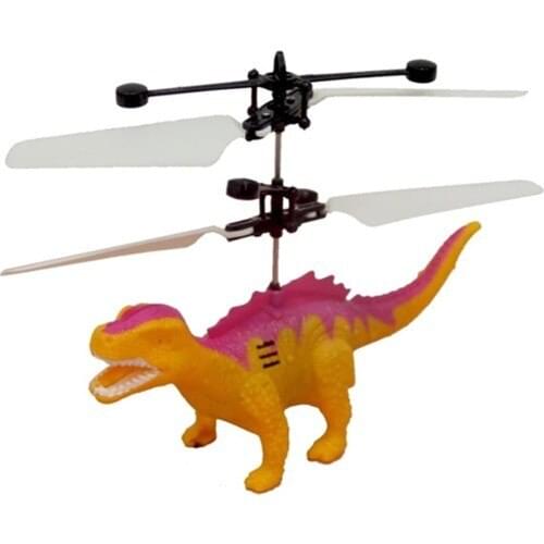 Flying Dinosaur Toy Flying Pokemon with Motion Sensor Light Mini helicopter UFO Drone aircraft electronic model infrared toys