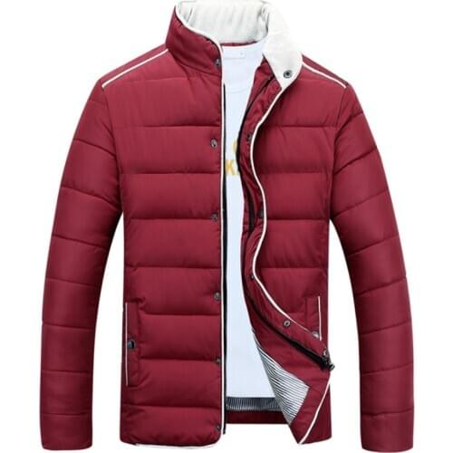 Winter 2020 Wadded Parkas Jacket Men Cotton Padded Coat Casual Outwear Windproof Coats Campera Hombre Plus Size HJ499