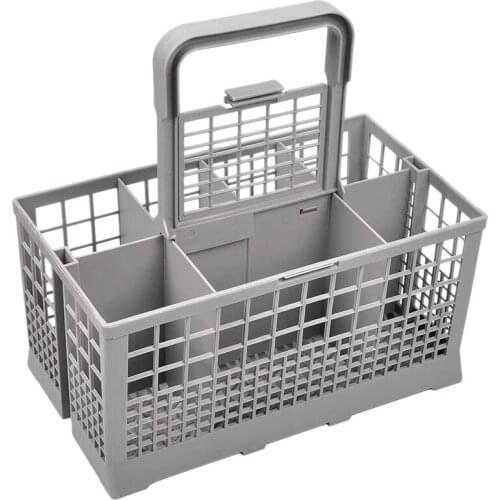 New Universal Dishwasher Cutlery Basket Dishwasher Cage Parts Plastic Replacement Rack Cutlery Holder Cooking Utensils Fits for