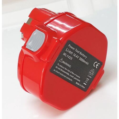 NEW 5.0ah 14.4V Rechargeable Li-ion Battery for makita cordless Electric drill screwdriver 033DZ 4332D 4333D 1051D 4033D 6381D