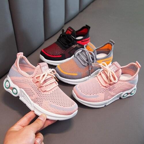 Boy Shoes Breathable Mesh 2021 Spring Summer New Mesh Shoes Childrens Sports Shoes Spring and Autumn Childrens Shoes Kid Shoes