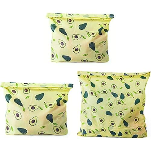 Organic Cotton Cloth Food Packaging Paper Bag Eco Friendly Food-grade Reusable Kitchen Food Keep Fresh Beeswax Wrapping Bag