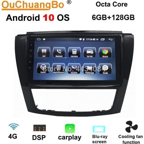 Ouchuangbo 9 inch car gps auto radio for JAC Refine S5 support DSP carplay slipt screen 8 core 6GB+128GB android 10.0 OS