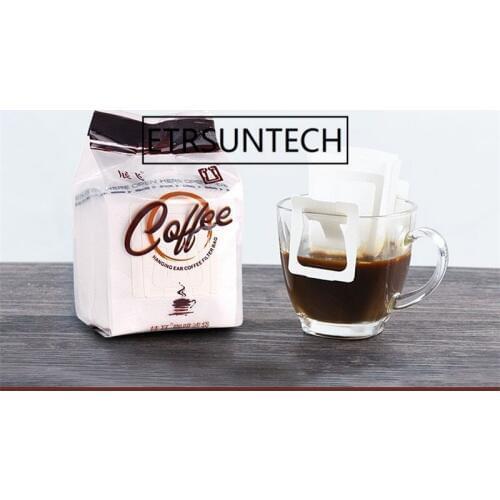 30Set Coffee Filters Bag Coffee Hanging Ear Filter Bag Home Office Travel DIY Drip Coffee Paper Brew Filters