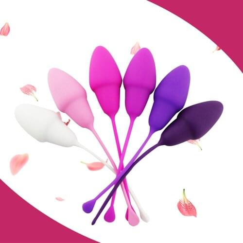 6 Pcs Kegel Ball Sex Toys for Woman Safety Silicone Vaginal Exercise Ball Geisha Ball Vaginal Tighten Pelvic Repair Sex Product