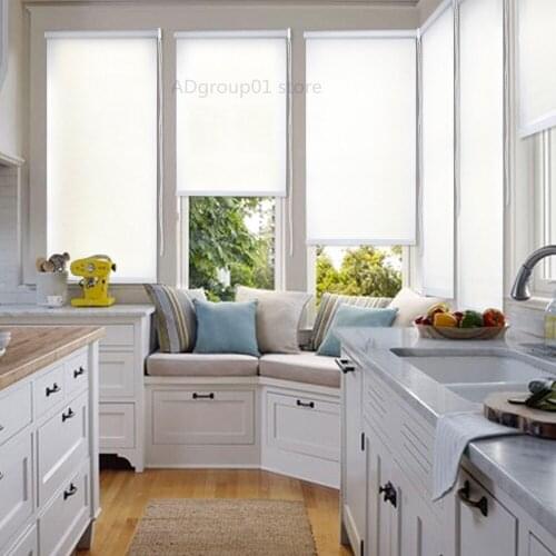 Custom Made Solar Light Filtering Roller Window Shades Transparency Indoor Blinds UV Blocking Blind and Shade