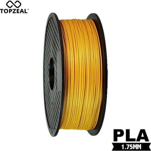 TOPZEAL New Golden Color PLA Plastic for 3D Printer 1.75 1KG Spool PLA Filament