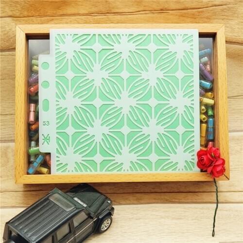 13x14cm Stars Spend Scrapbook Stencils Spray Plastic Mold Shield DIY Cake Hollow Embellishment Printing Lace Ruler Valentine