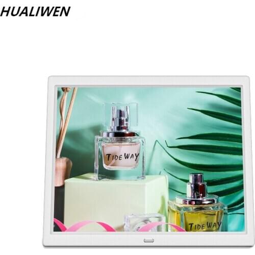 15.4 Inch HD Digital Photo Frame 1024x600 HD Ultra-Thin LED Electronic Photo Album LCD Photo Frame