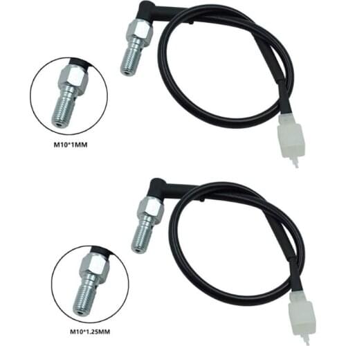 Universal Motorcycle Hydraulic Brake Pressure Rear Light Switch M10X1.25 Hollow Bolt Motocicleta Accessories F19A