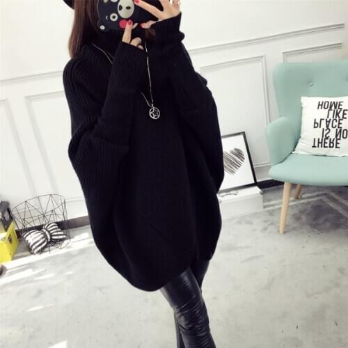 Winter Turtleneck Postpartum Loose Thick Maternity Sweaters Women Knitting Pullovers for Pregnant Women Pregnancy Tops