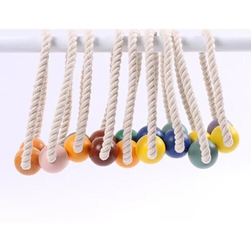 1pcs Polyester Filament Macarone Color Magnetic Portable Tieback Holder Hooks Ball Buckle Clip Curtain Supplies Home Decor