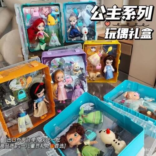 2021 Princess Doll Snow White Princess Bell Figure Dolls DIY House Change Cloth for Childrens Birthday Gifts