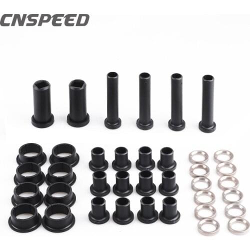 38Pcs Rear Suspension A-Arm Bushing Kit For Polaris Sportsman 500 RSE 400 4x4 700 Control Long Lower Short Bushing Spacer Set