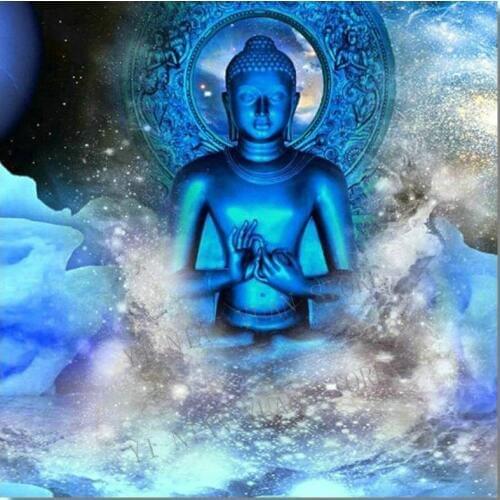 Diy Diamond Painting Belief Buddhawall sticker Full square Rhinestones Cross Stitch 5D Mosaic Diamond Embroidery Home Decoration