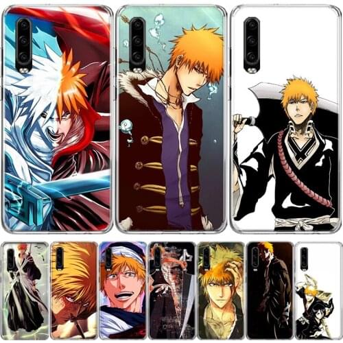 Shinigami and Realm Kurosaki Ichigo Phone Case For Huawei Mate 30 20 10 P40 P30 P20 P10 Pro Lite P Smart Z Plus 2019 2018 Cover