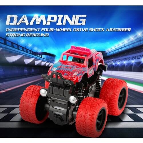 4 Color Toy Cars Four-wheel Mini Inertial Drive Model Toys Vehicles Kids Boys Collision Resistance Car Toys 4 Colors Wholesale