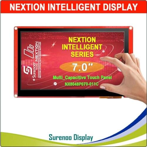 7.0" NX8048P070 Nextion Intelligent HMI USART UART Serial TFT LCD Module Display Resistive or Capacitive Touch Panel for Arduino