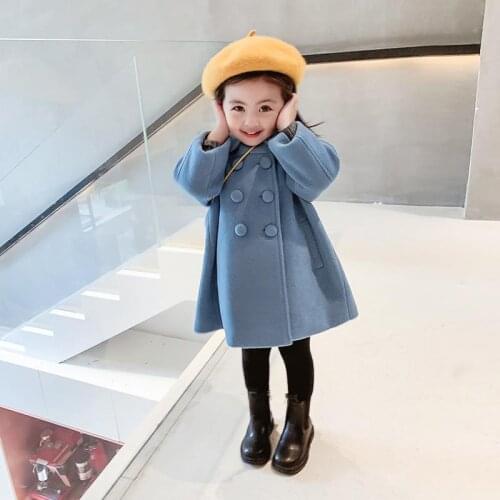 Girl Jacket Long plus size Autumn Winter Toddler Kids Clothes Children Jacket for Baby Girls Outerwear Coat