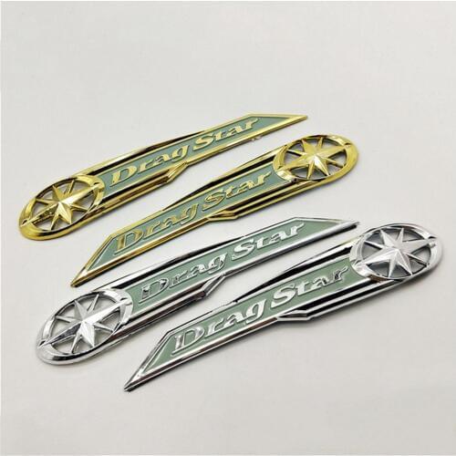 Dragstar Gas Tank Badge Emblem Drag Star Decals Stickers for Yamaha Vstar XVS XV 400 650 XV400 XVS400 1100
