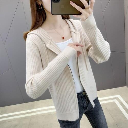 Room 191673 at 7 row 1 】 make solid color zipper hooded cardigan [1131] 60