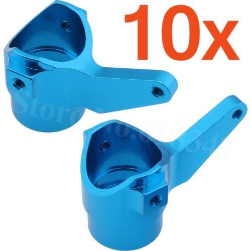 Wholesale 10Pairs/Lot HSP 860010 Aluminium Steering Hub Carrier 2P For RC 1:8 Model Car Upgrade Parts HSP HIMOTO