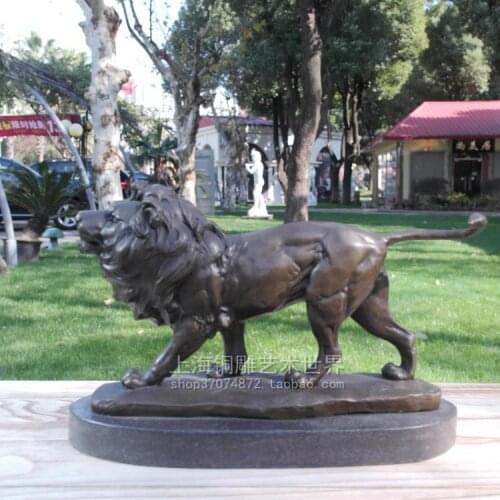 Crafts foraging Lion King of the prairie lion animal sculpture decoration decoration Home Furnishing business gifts