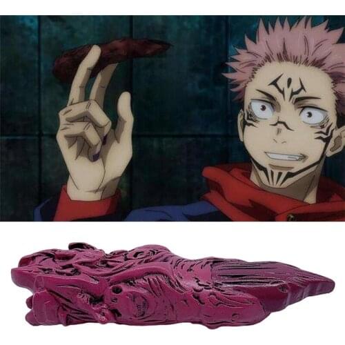 Jujutsu Kaisen Cosplay Prop Yuji Itadori Sukuna Ryoumen King of Curses Fake Finger Resin Oni Costume Props Halloween Party
