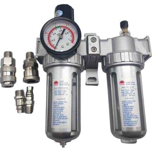 SFC-400 SFC-300 SFC-200 Air Compressor Air Filter Regulator Oil Water Separator Trap Filter Regulator Valve Automatic Drain