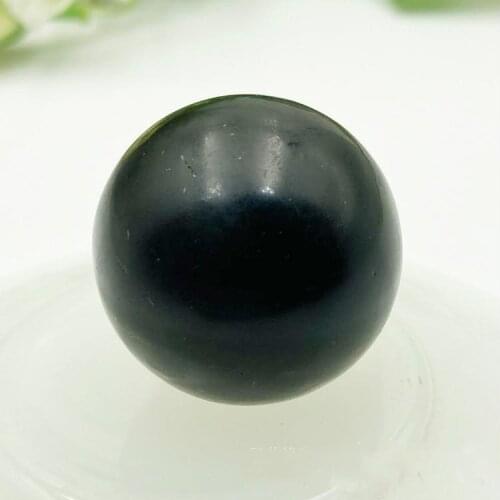 Shungite ball Energy Stone Shungite Stone Origin Russia Radiation Protection Good Luck Phone Sticker Anti-radiation