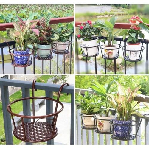 Versatile Lightweight Metal Plants Stand Plant Shelf Rack For Indoor Balcony Flower Stand Hanging Type Green Hanging Orchid