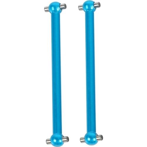 Universal Drive Joint for WL Toys A959 A969 A979 K929 RC 1:18 Model Car, 2 Pcs, Aluminum Alloy, Blue